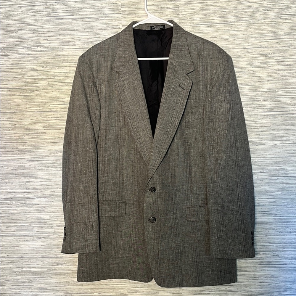 Vintage  Gray  – Notched Lapels, Structured Shoulders, Classic Fit (652)